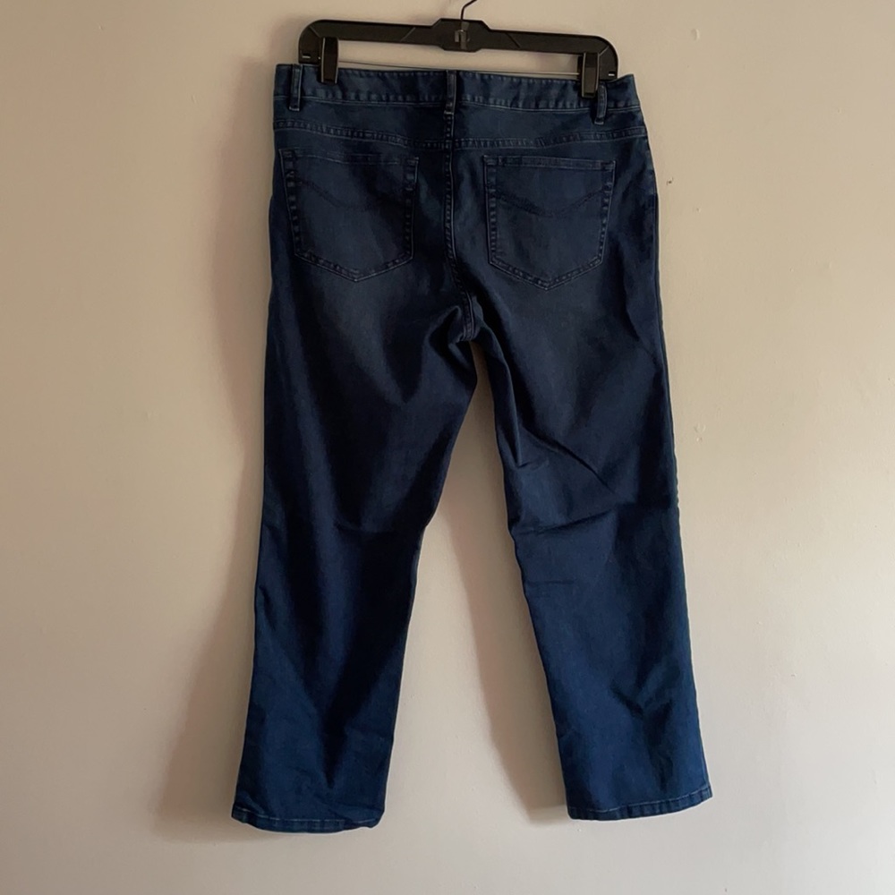 J. Jill crop denim jeans stretch size 8 - Picture 3 of 3